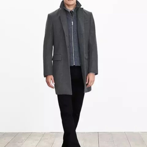 Mens Layered Topcoat Banana Republic - Picture 8 of 10